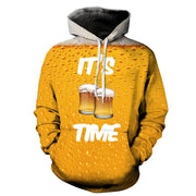 Men's 3D digital print hoodie sweatshirt, design F05