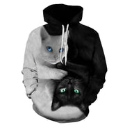 Men's 3D digital print hoodie sweatshirt, design F07