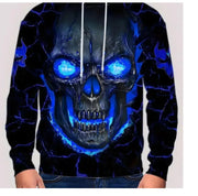 Men's 3D digital print hoodie sweatshirt, design F14