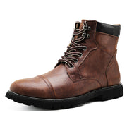 Men's high-top work-style boots, view 2