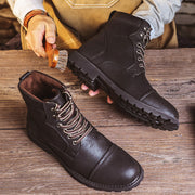Men's high-top work-style boots, view 7