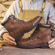 Men's high-top work-style boots, view 8