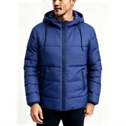 Men's hooded cotton-padded winter coat, additional view