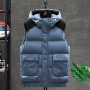 Men's padded vest, view 3