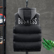 Men's padded vest, view 4
