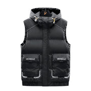 Men's padded vest, view 7