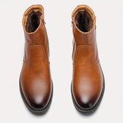 Men's wingtip dress boots, view 5