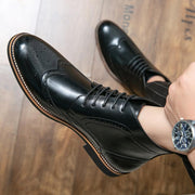 Men's winter boots with rubber sole, view 2