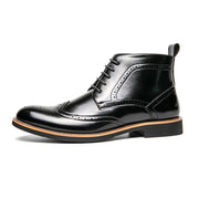 Men's winter boots with rubber sole, view 5
