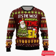 Unisex Christmas print sweater, design 1color