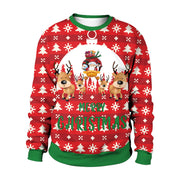 Unisex Christmas print sweater, design SB102112