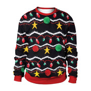 Unisex Christmas print sweater, design SB102117