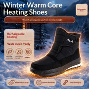 USB rechargeable heated snow boots, view 4