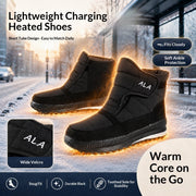 USB rechargeable heated snow boots, view 6