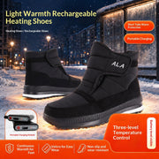 USB rechargeable heated snow boots, view 7