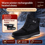 USB rechargeable heated snow boots, main product image
